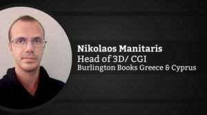 Nikolaos Manitaris, Head of 3D/ CGI, Burlington Books Greece & Cyprus