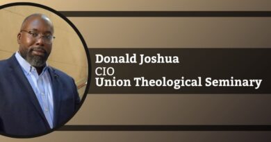 Donald Joshua, CIO, Union Theological Seminary